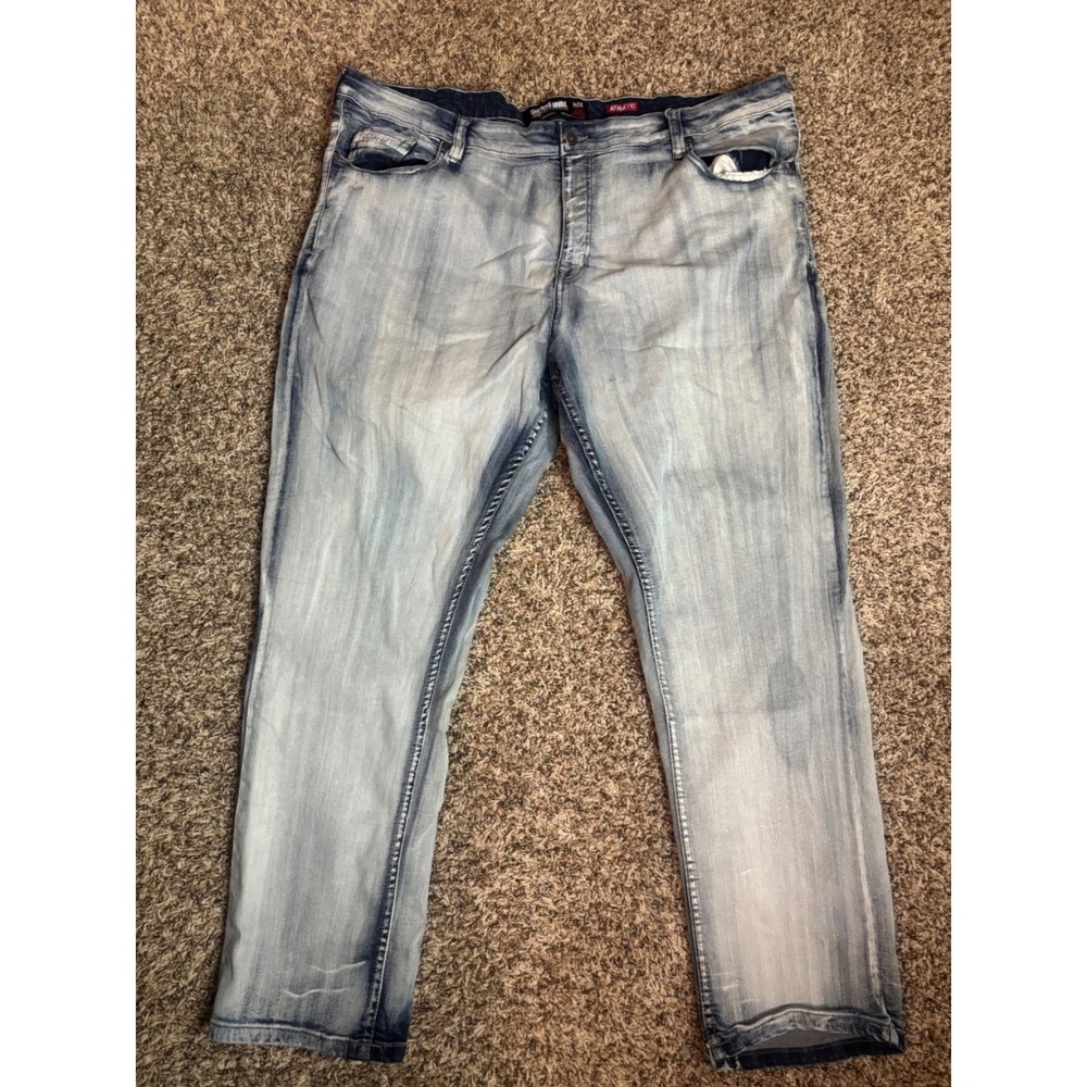 Ecko Unltd Athletic Jeans Mens Size 46(44) Light Wash Relaxed Fit Denim Pants